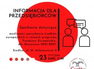 Fundusze Europejskie dla Przedsiębiorców z Mazowsza