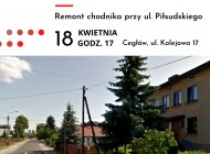 Remont chodnika przy ul. Piłsudskiego